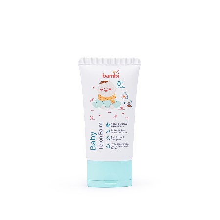 50 ml - BAMBI - BABY TELON BALM - Pelembab &amp; Pelembut Kulit Bayi