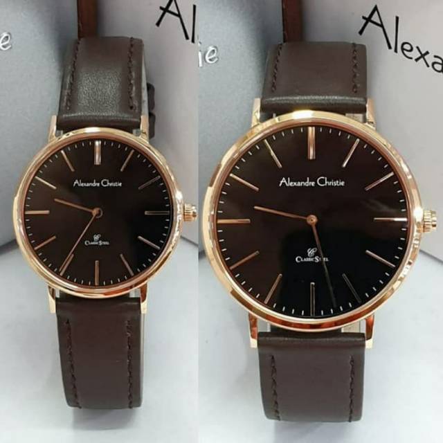 Jam tangan couple alexandre christie ac 8625