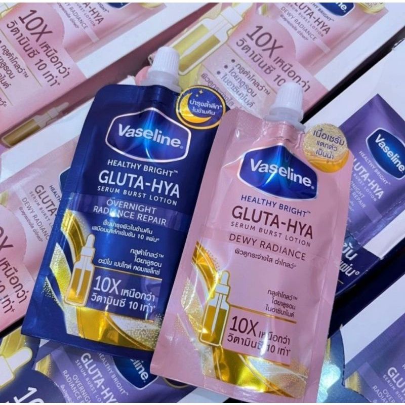 Vaseline Gluta Hya Sachet 30ml Original Thailand