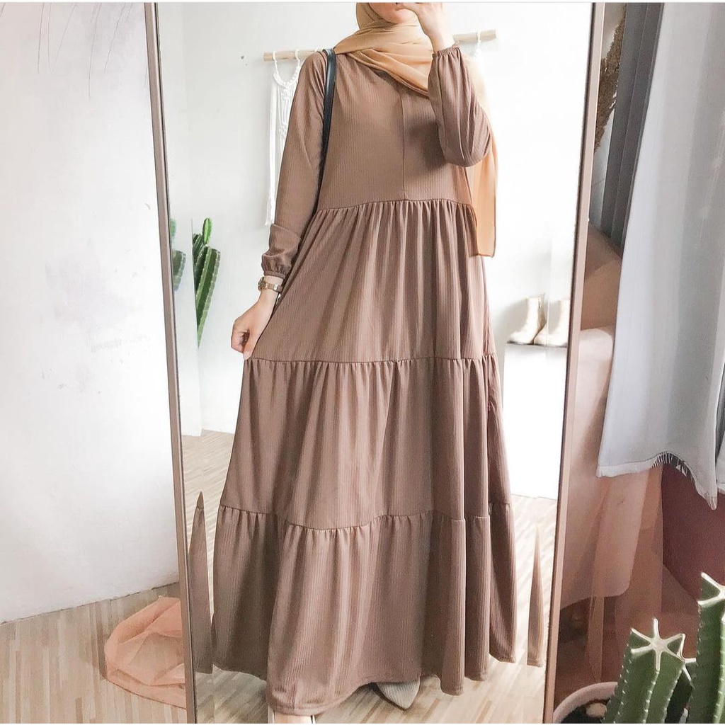 Homedress Rayon Polos / Gamis Rayon