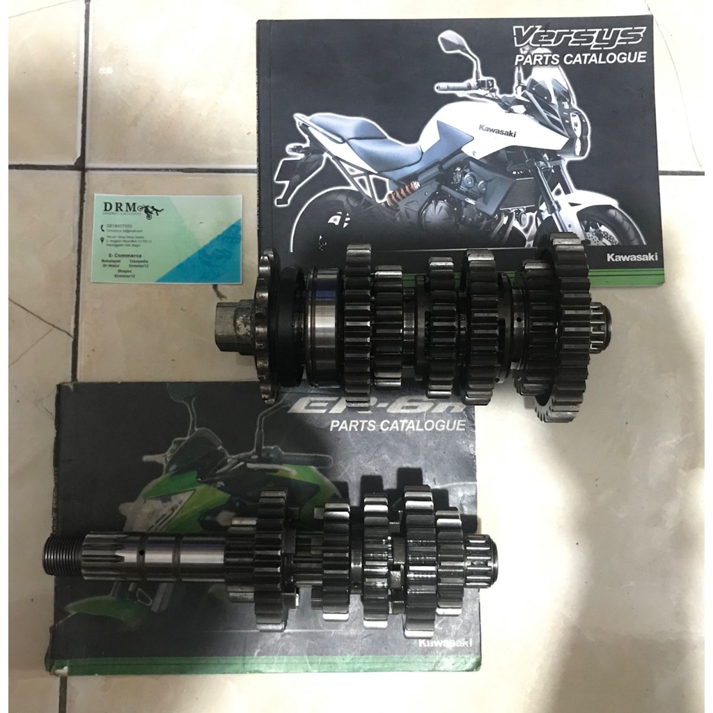 Gear Rasio Gigi Rasio Kawasaki ER6/Versys 650 Original Copotan Mulus