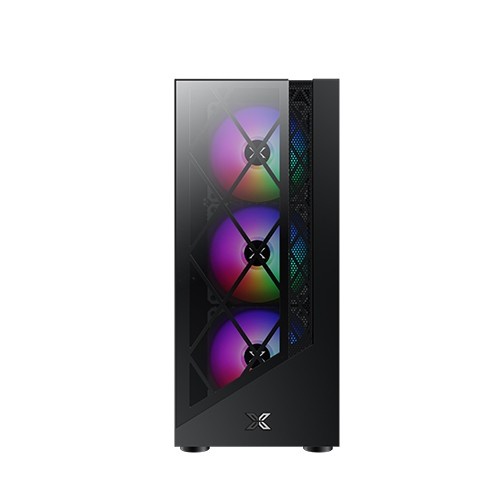 Xagatek Duke 3F Casing Komputer / PC Case ATX include 3Fan RGB