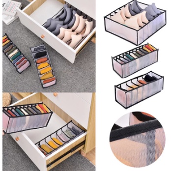 Storage Sekat Pakaian Organizer Pembatas Pakaian Lemari Storage celana - missbejogrosir