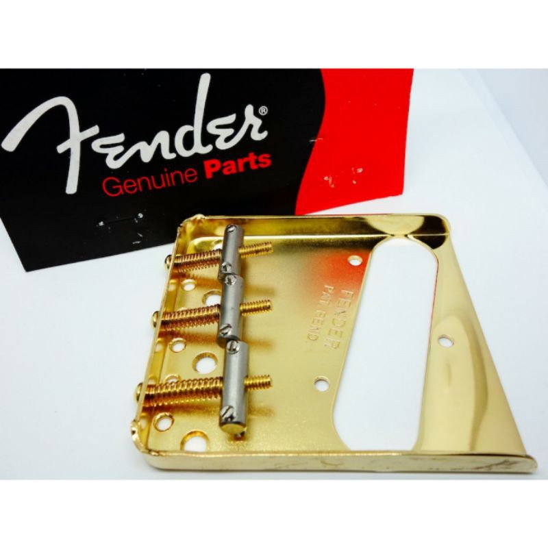 bridge fender Telecaster american vintage gold pat pend original