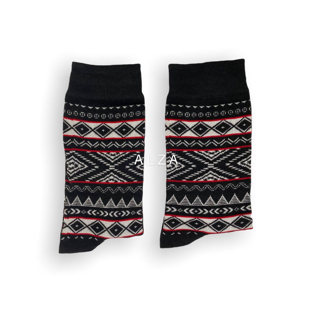 Kaos Kaki Motif Tribal Oldschool Panjang S21