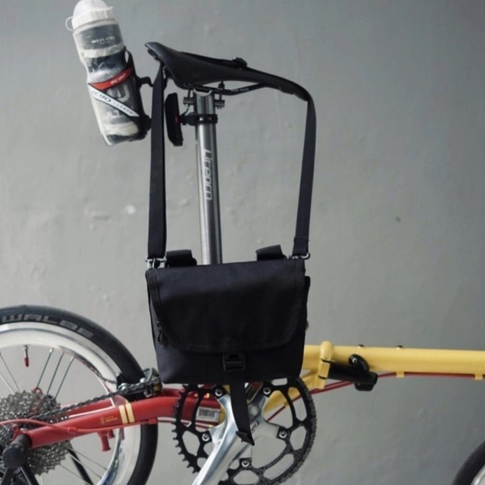 tas sepeda lipat tas stang sepeda handle army multifungsi