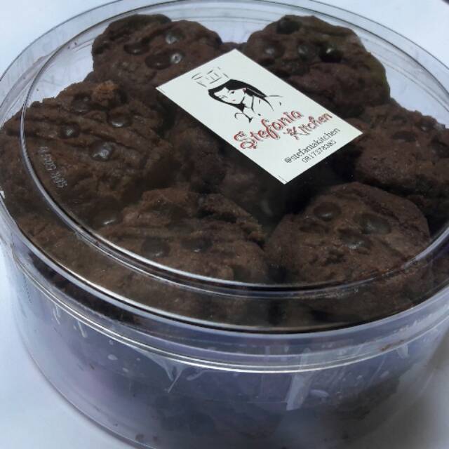 

Double Choco Chips Coookies Kue Kering Coklat Lebaran Idul Fitri