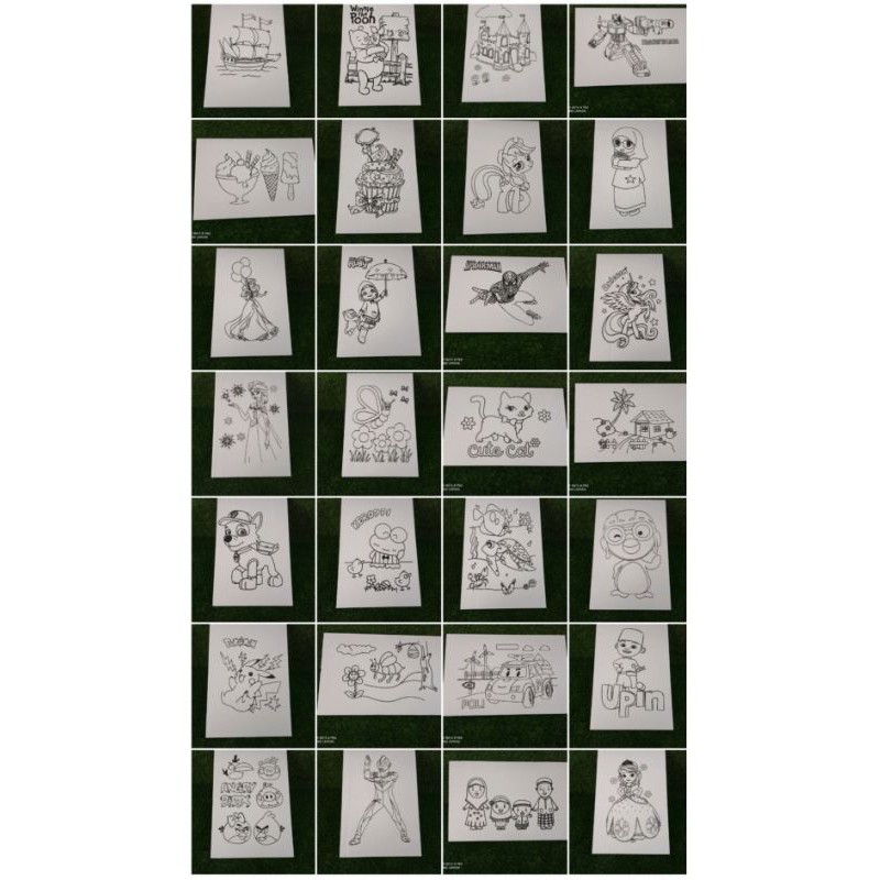 

STEROFOAM LUKIS ISI 20 LEMBAR MURAH