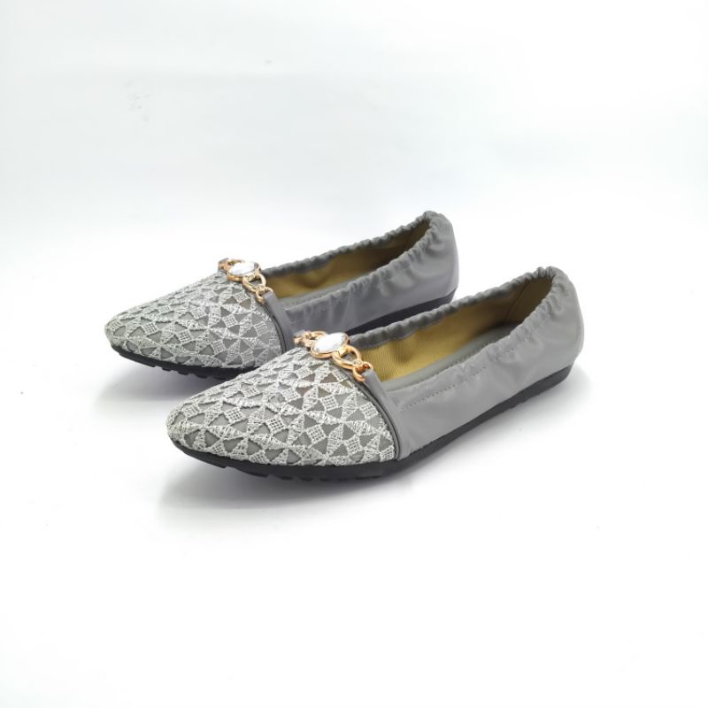 Andas Andis - Sepatu Flatshoes Ballerina Wanita Mutia