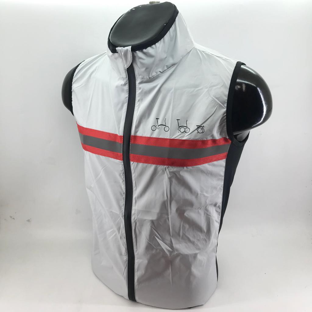 Rompi Sepeda Lipat Unisex Pria Wanita Bersepeda Gowes Vest Reflektor