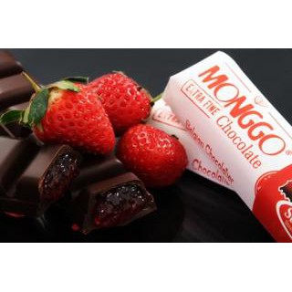 

40gr Bars-CHOCOLATE MONGGO*rasa STRAWBERRY* Cokelat Khas Jogjakarta