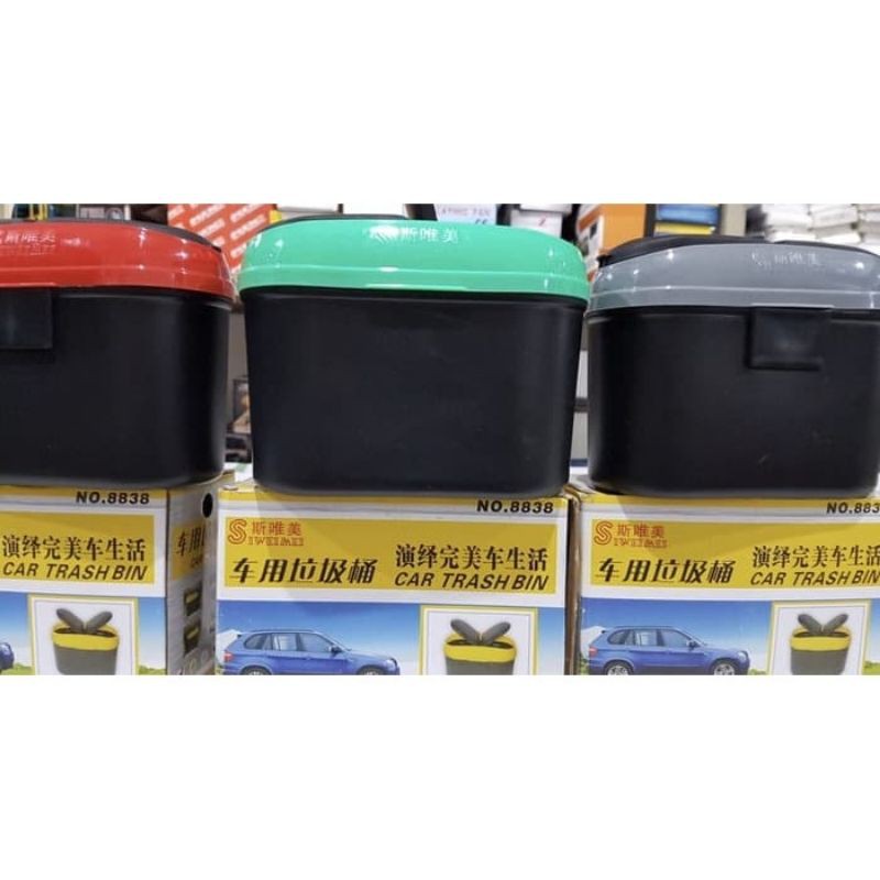 Tempat Sampah Mobil Lucu Mini Samping Dashboard Tong Sampah Mobil Mini Car Trash Bin