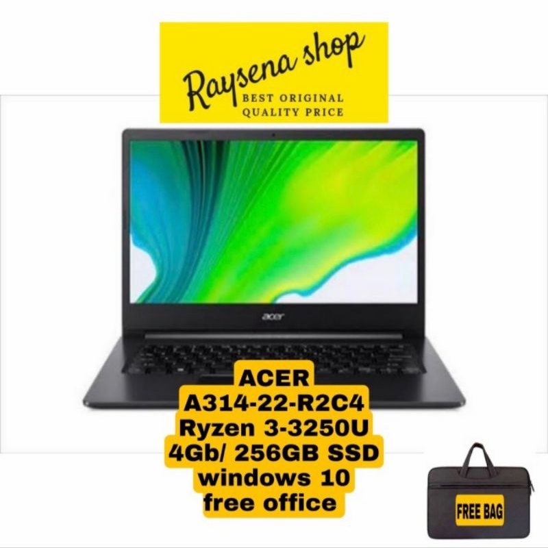 ACER Aspire 3 A314 R22C4 AMD RYZEN R3 GARANSI RESMI