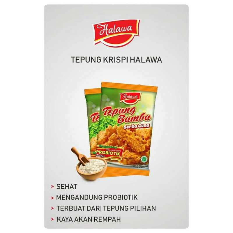 

TEPUNG BUMBU PROBIOTIK HALAWA