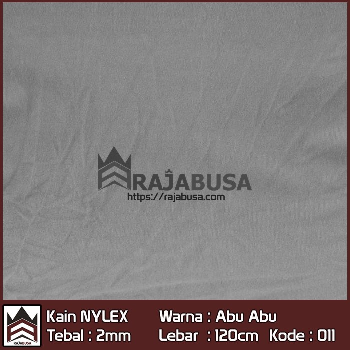 Kain Nylex Abu Abu - Kain Bulu Pendek | Toko Kain Boneka Terlengkap
