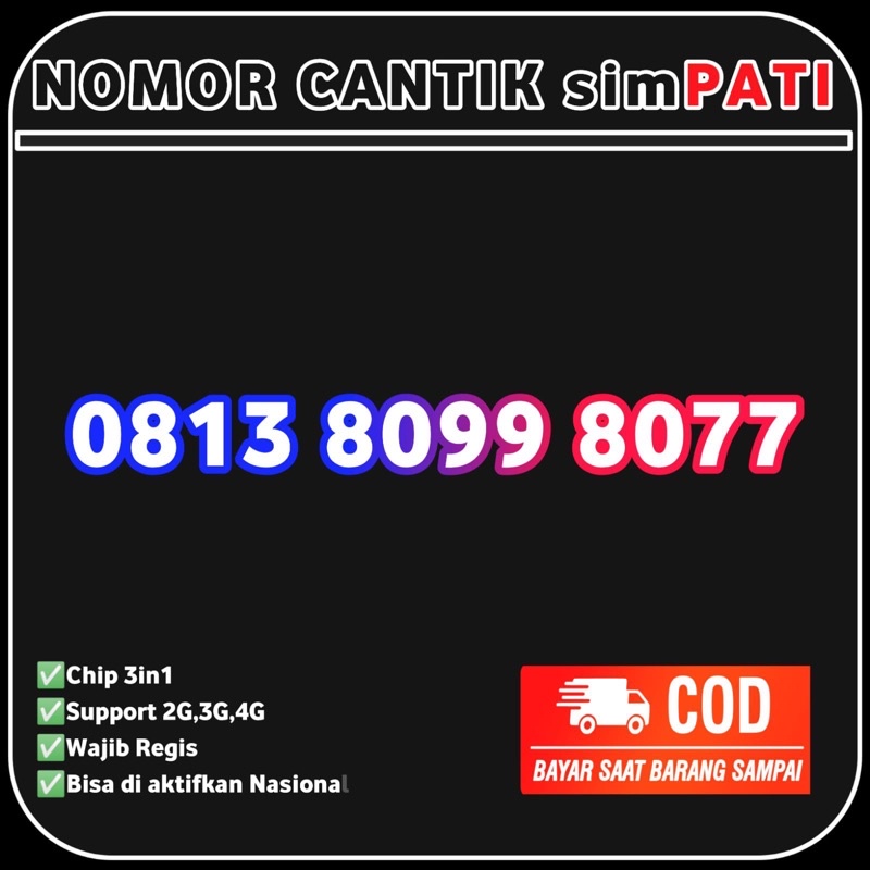 Nomor Cantik simpati No cantik Telkomse