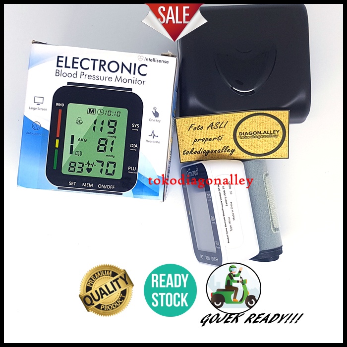 TENSIMETER DIGITAL PERGELANGAN OMICRON INTELLISENSE TEKANAN DARAH TENSI BLOOD PRESSURE RZ204