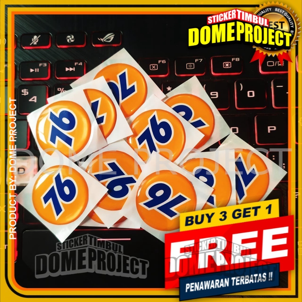STIKER MOTOR EMBLEM 3D LOGO 76 KALIPER REM AKSESORIS YAMAHA HONDA SUZUZI KAWASAKI AESTHETIC KEREN