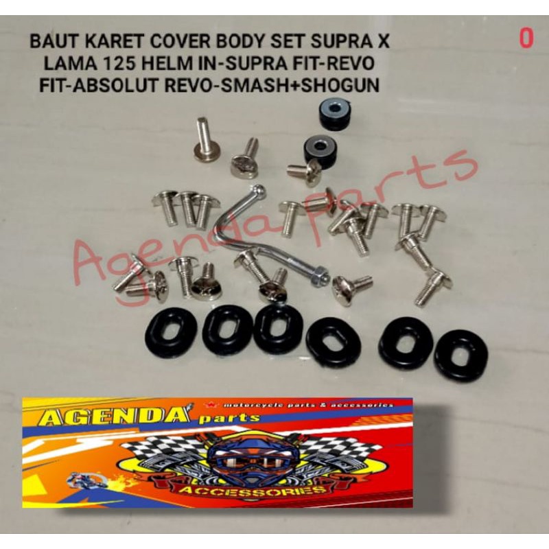 BAUT KARET COVER BODY SET SUPRA X LAMA 125 HELM IN-SUPRA FIT-REVO FIT-ABSOLUT REVO-SMASH+SHOGUN