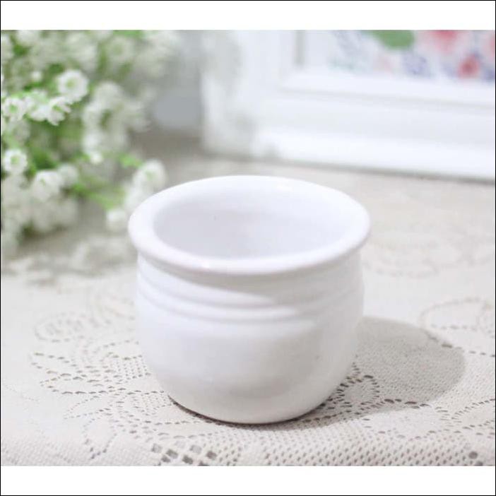 VAS POT BUNGA GUCI KENDI KERAMIK GUCCI JAR JUG SHABBY CHIC KECIL A1-1