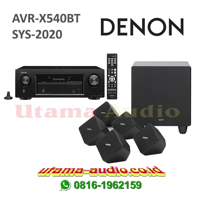 Denon SYS2020 AVRX540BT Paket home theater SYS-2020 AVR-X540 BT