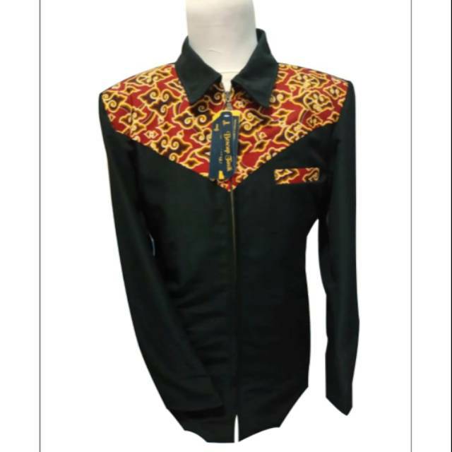 Hot Produk Termurah Jasket Kombinasi Batik Mega Bandung Tipe J02