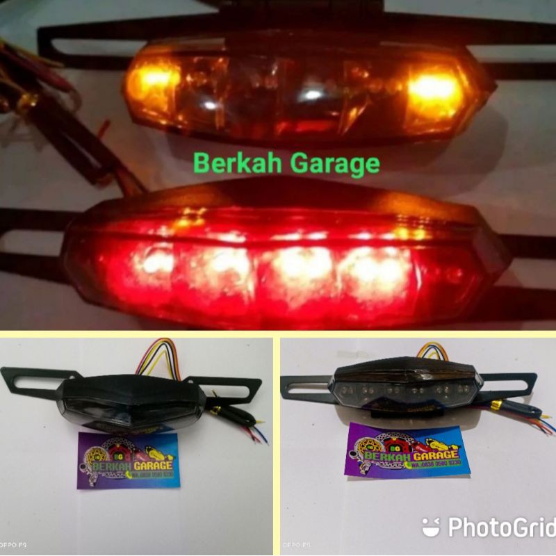 Lampu Stop Led Rx King Plus Sen Custom Bawah Jok Led Terang