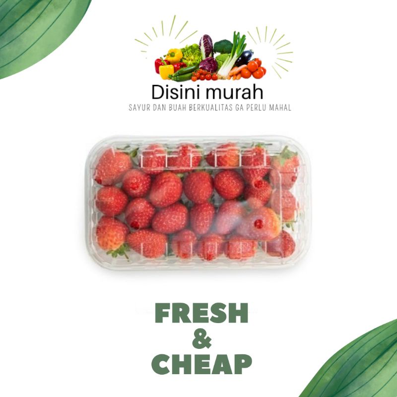 

buah strawberry per pack