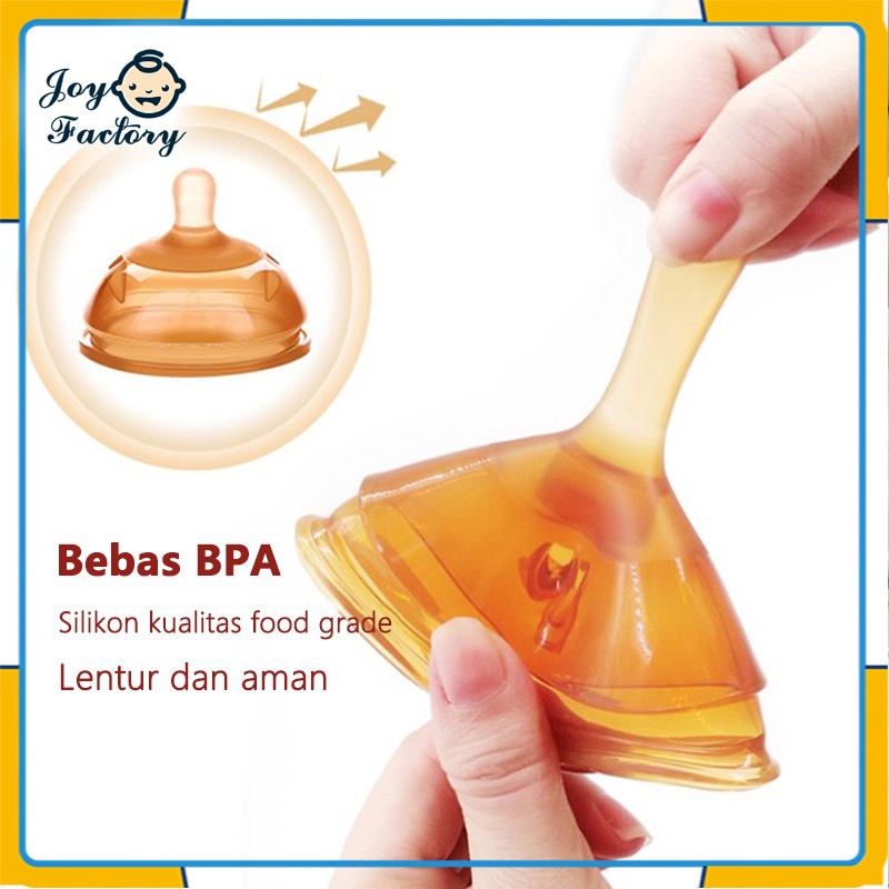 Botol susu bayi Newborn Botol Silikon  tahan panas | Anti Kolik | Anti Colic Leher lebar(Wide Neck) 150/180/240ML