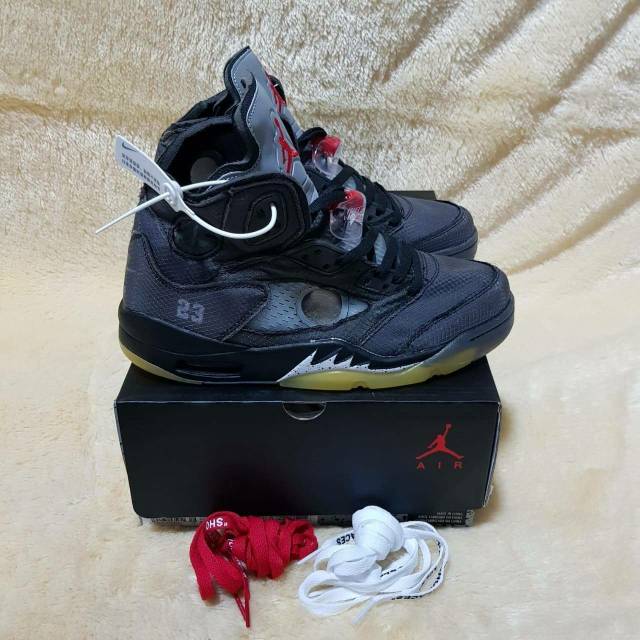 Nike Jordan 5 Off White Black
