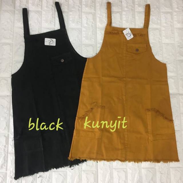 Overall jeans / overall mini skirt / Overall Rawis murah