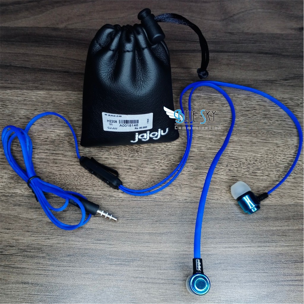 HEADSSET EARPHONE JAJOJU J3-60 FREE POUCH