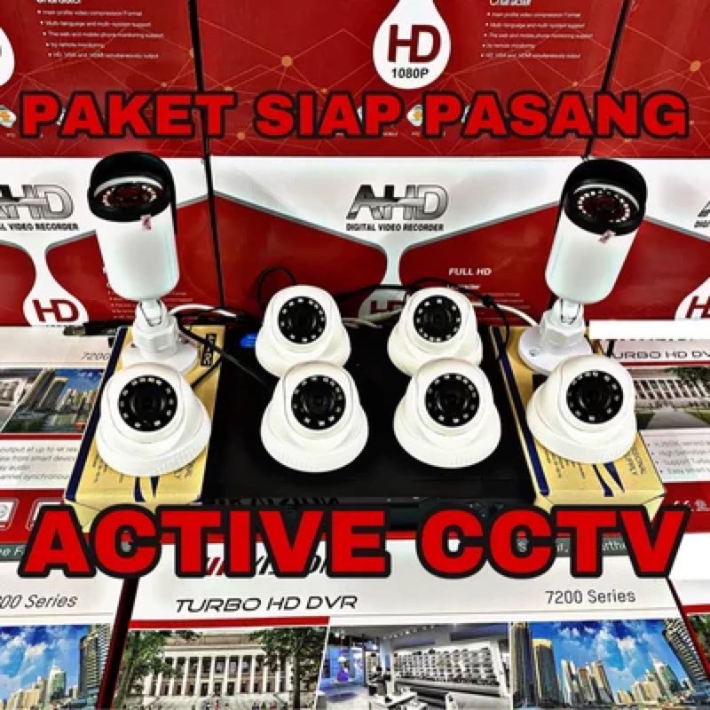 murah paket cctv 8 camera 5mp komplit tinggal pasang