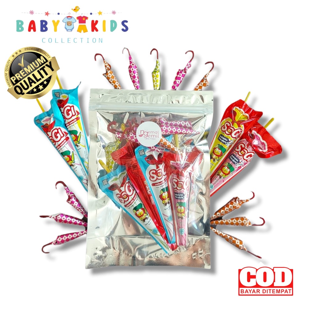 

Snack Umbrella Mixed | Coklat Payung Kualitas Premium