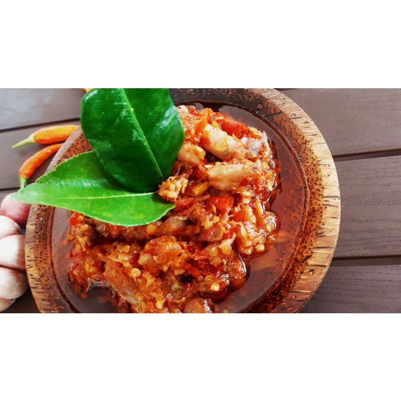 

sambal nyonya - sambel baby cumi , extra pedas , rawit
