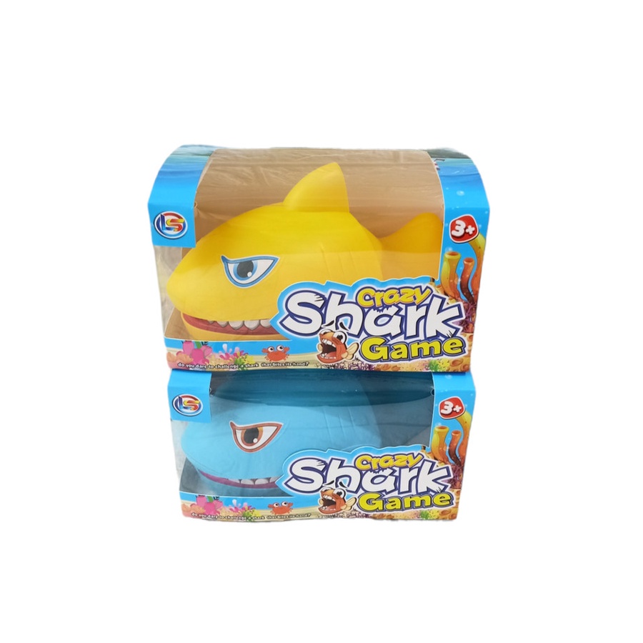 PROMO COD Mainan Anak Cewek Cowok Edukasi GIGIT JARI CRAZY SHARK Game LZ 8/ Kado Mainan Anak Hobi Anak Prank Games Toys Family Games gigit jari  Usia 4 5 6 7 Tahun