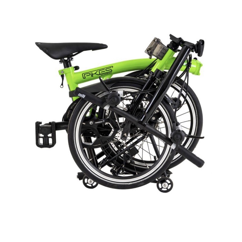 Sepeda Lipat 16 Element Pikes Lime Green GEN 2 Trifold Tri Fold Folding Bike