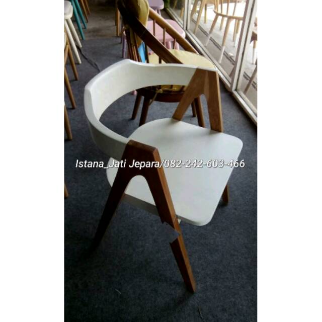 Kursi teras cantik/kursi makan cafe jati/kursi makan bar jati/kursi sofa santai minimalis/bufet tv