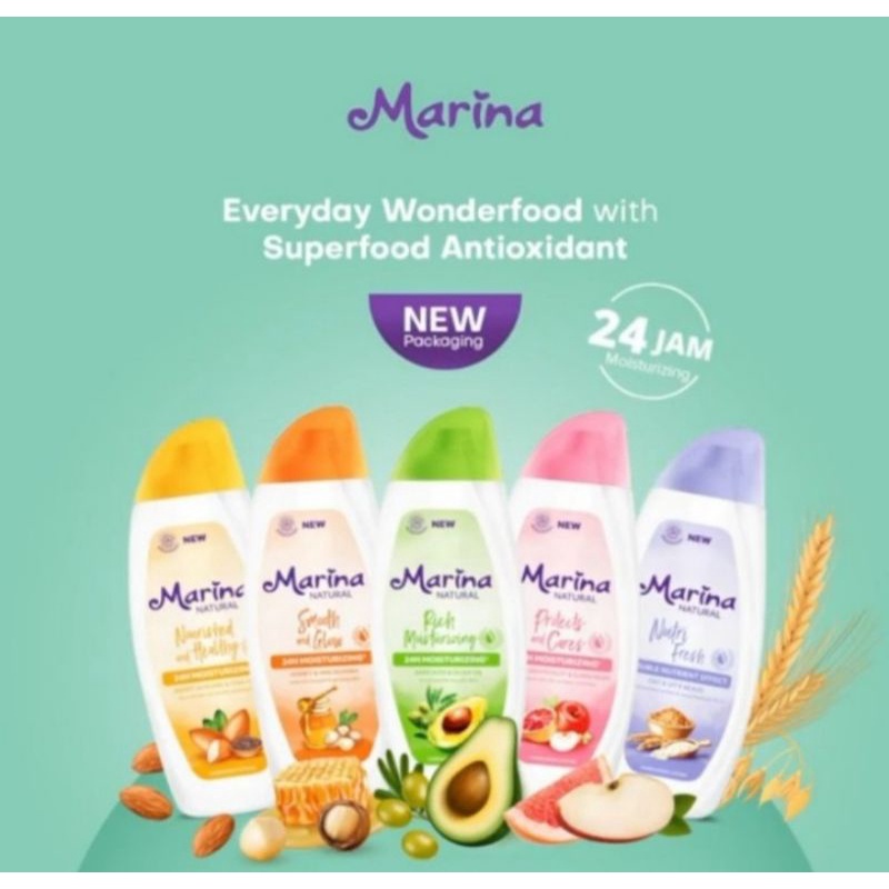 Marina Natural Hand & Body Lotion 190ml
