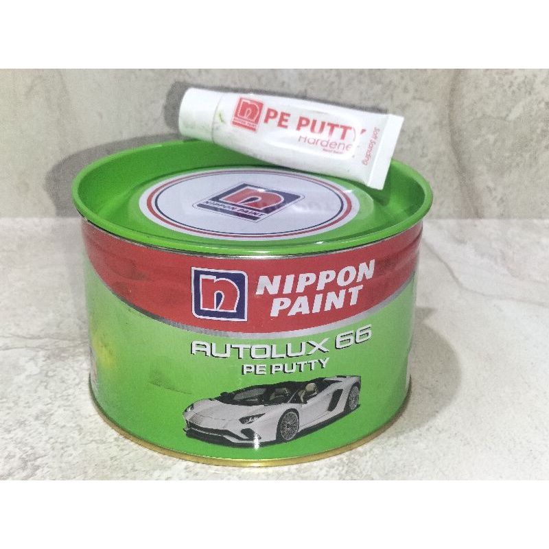 Dempul Mobil Besi Nippon AUTOLUX 66 PE PUTTY kemasan 1 kg Dempul Mobil Besi.