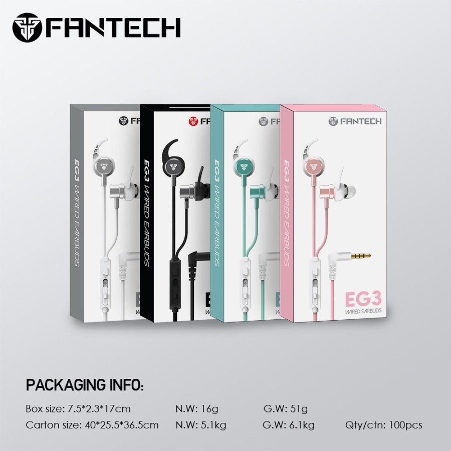 Earphone Fantech EG3 EG-3 Scar | Earphone Gaming