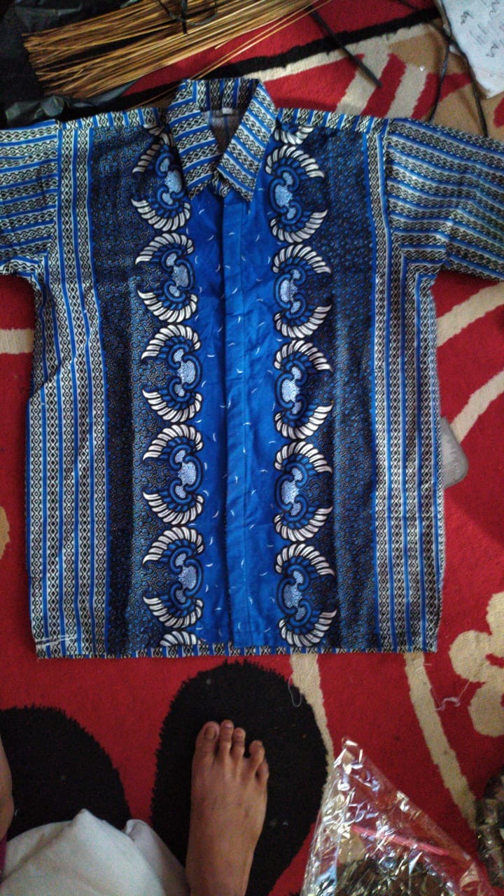 Bswart Batik Hrb026 Kenongo Hem Pendek Padi Pekalongan M L Xl Xxl Batik Pria Murah
