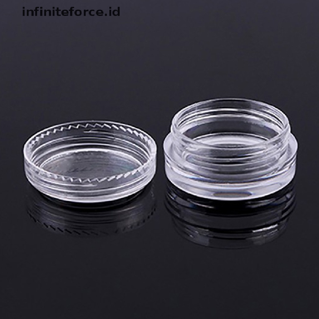 Infiniteforce.id 10pcs / Set Toples Kosong Wadah Krim Wajah / Eyeshadow