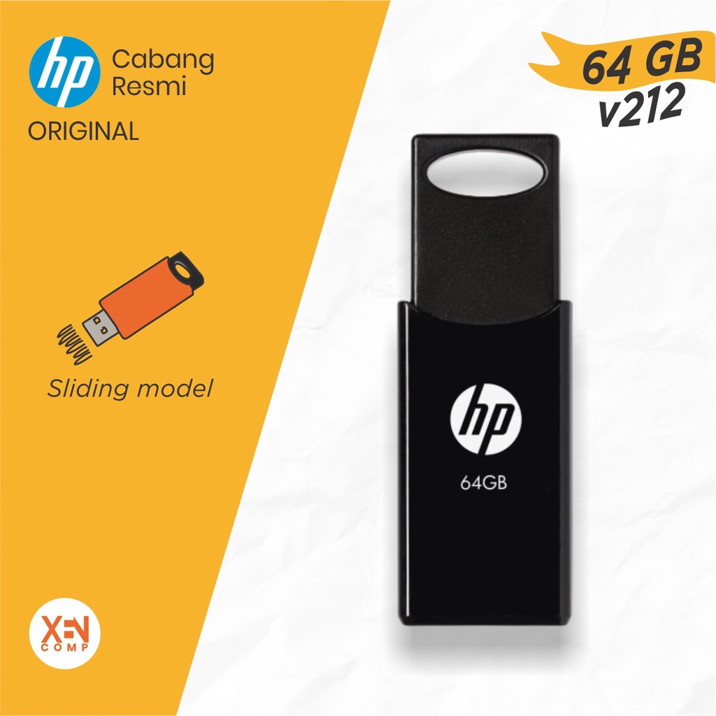 Flashdisk HP V212 64GB USB 2.0 ORIGINAL