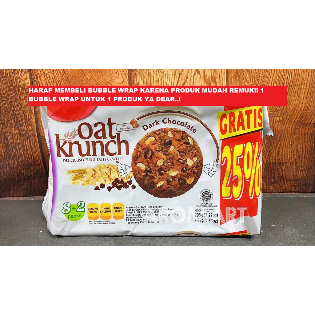 

Munchy's Oat Krunch Dark Chocolate - 208g