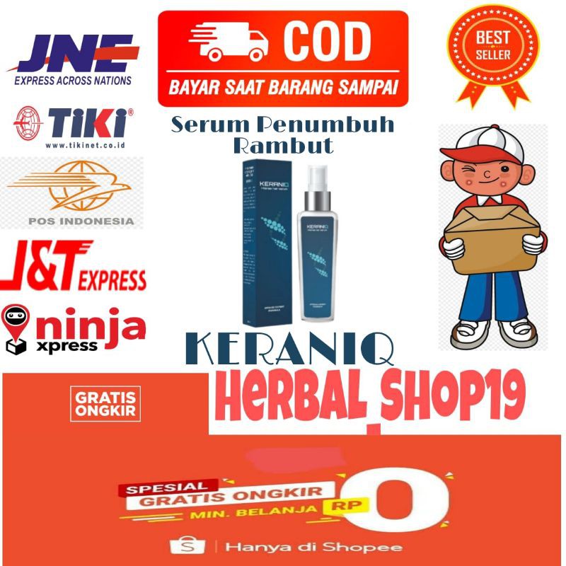 KERANIQ Hair Serum Penumbuh Penyubur Rambut Original