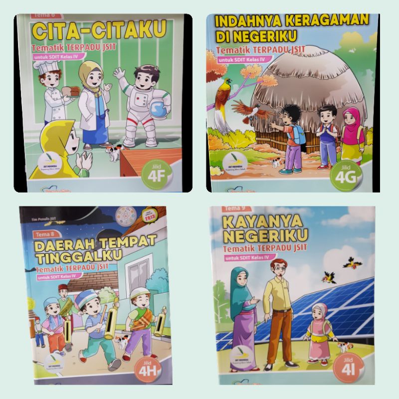 Tematik JSIT untuk SDIT Kelas 4.f.g.h.i tema 6.7.8.9