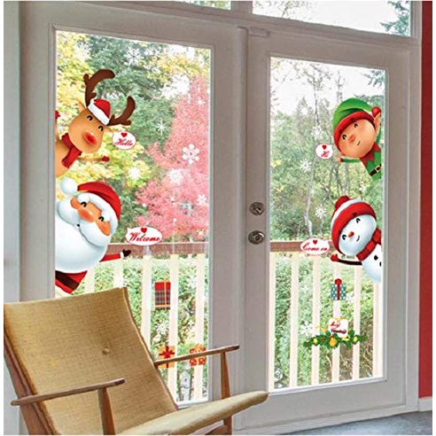 [ Christmas Wall Window Stickers Home Decoration Products Accessories ]