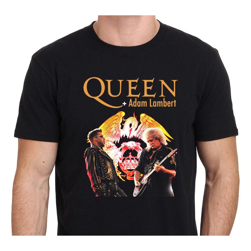 queen and adam lambert t shirt