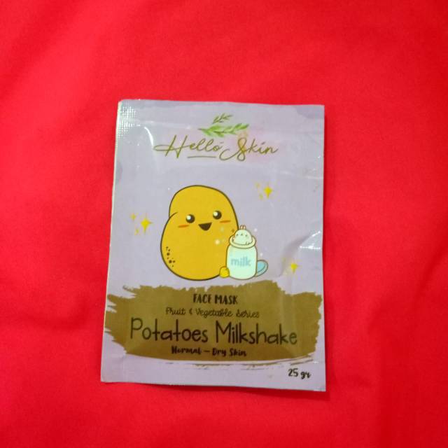 Masker Wajah Organik (Skinfood) Potatoes Milkshake My Helloskin Face Mask